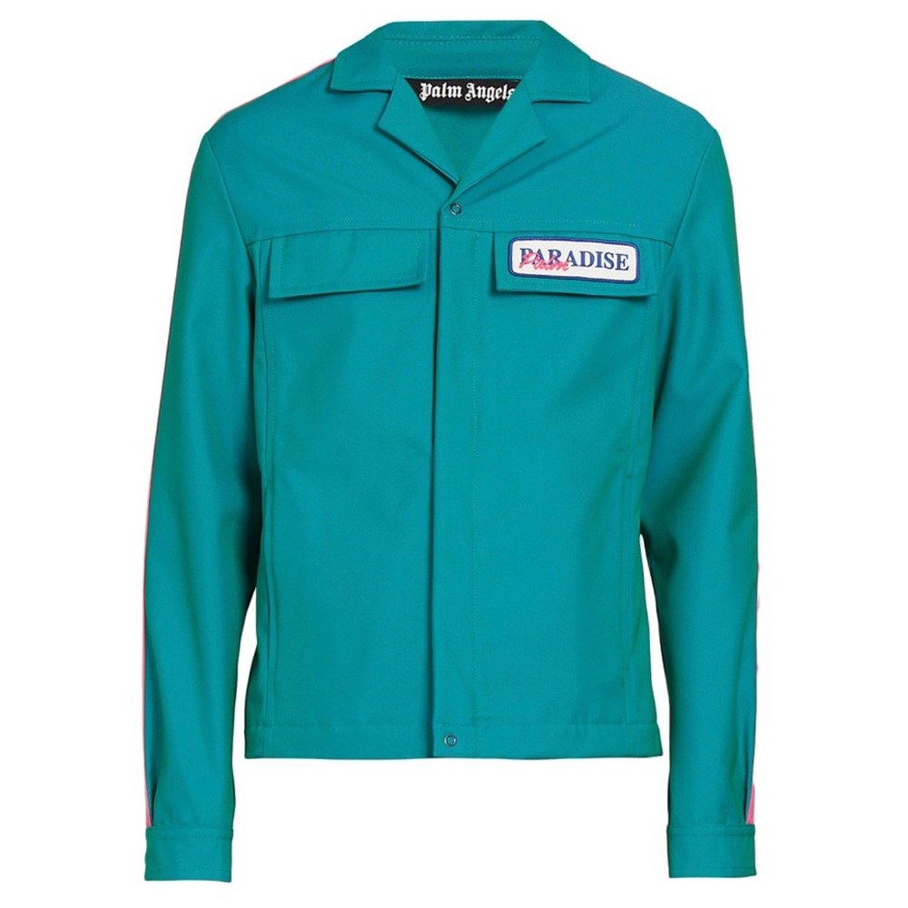 Men’s Palm Angels Paradise Palm Courier Jacket sz L